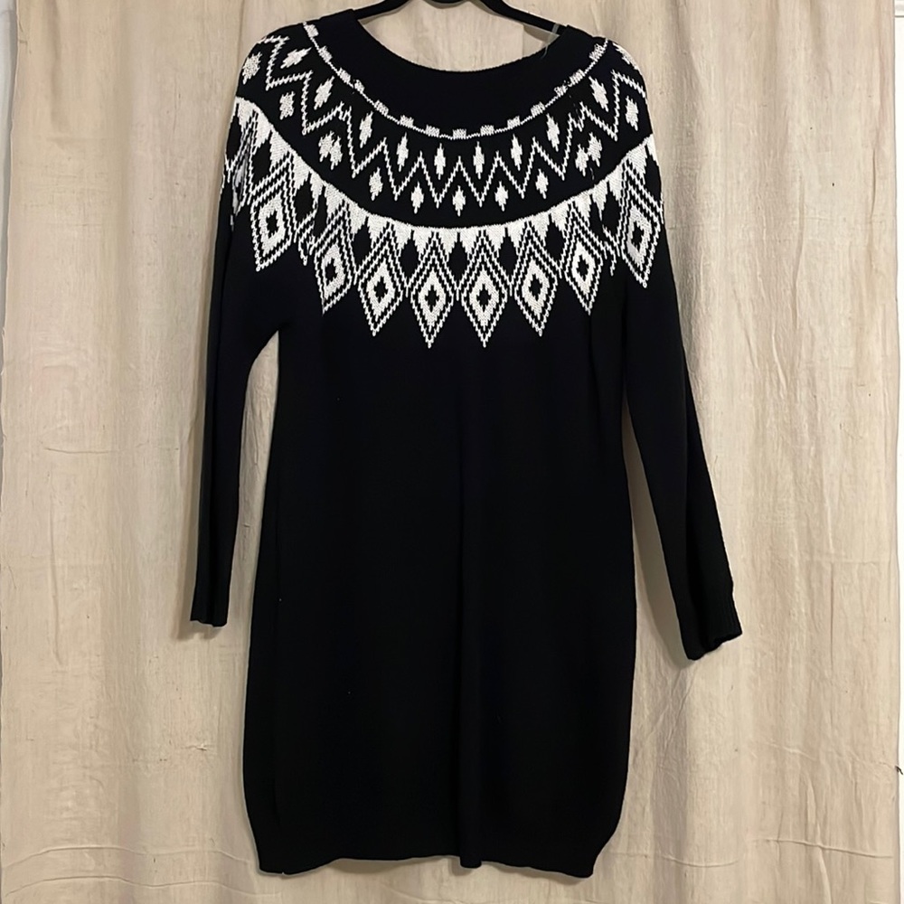Aztec Sweater Dress